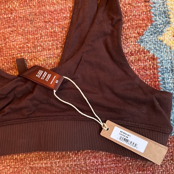 NWT SKIMS Sleep Bralette in Cocoa - XS - Picture 4 of 5